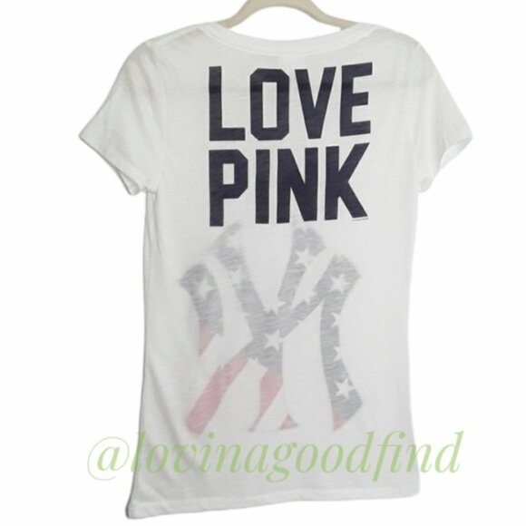 PINK New York American Flag Graphic T-Shirt EUC sz S - Picture 5 of 8